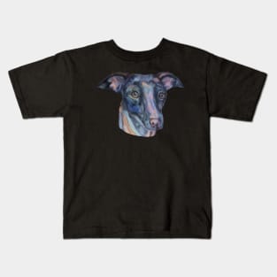 Adorable Greyhound Kids T-Shirt